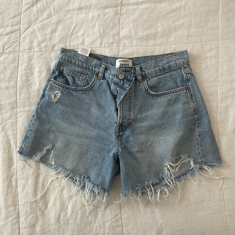 Reformation Cut Off Denim Shorts